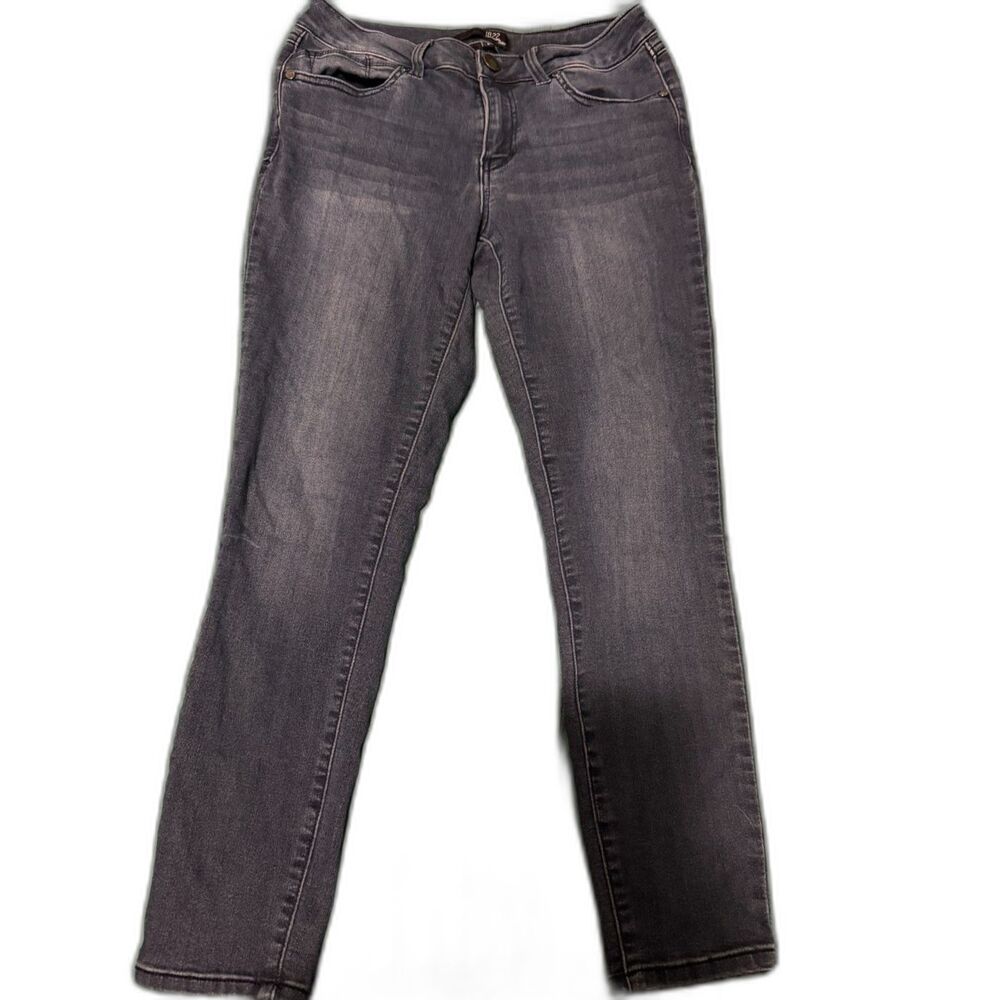 1822 Denim Dark Wash Skinny Ankle Jeans Women’s Size 6 Mid Rise Cropped